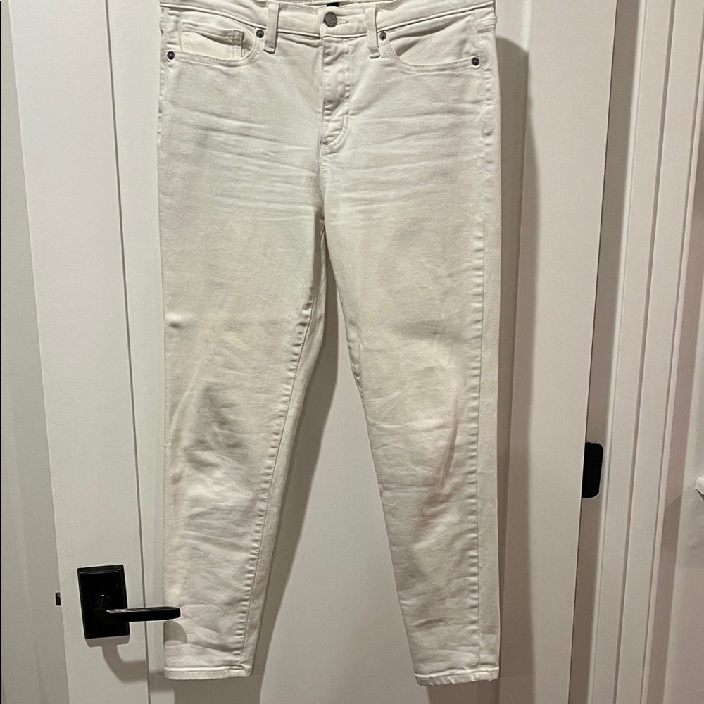 Banana Republic Women's Cream Ankle Jeans